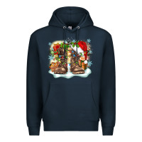 Navy army christmas Premium Hoodie - Zillion Design Studio