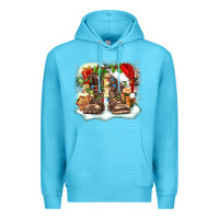 Ocean Blue army christmas Premium Hoodie - Zillion Design Studio