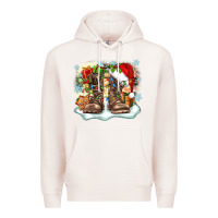 Pale Pink army christmas Premium Hoodie - Zillion Design Studio