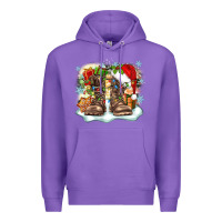 Purple army christmas Premium Hoodie - Zillion Design Studio