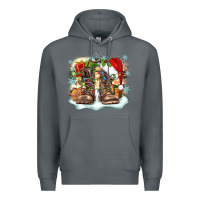 Rock army christmas Premium Hoodie - Zillion Design Studio