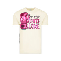 Vintage Arctic Breast cancer no one fights alone boxing Vintage Tee - Artiststas