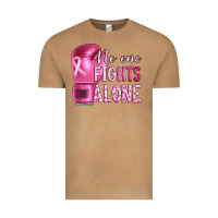 Vintage Camel Breast cancer no one fights alone boxing Vintage Tee - Artiststas