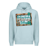 Blue Mist feeling kinda idgafish today Premium Hoodie - texasbilliewilder