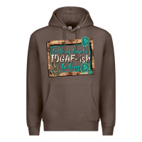 Coffee feeling kinda idgafish today Premium Hoodie - texasbilliewilder
