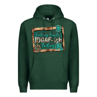Sports Green feeling kinda idgafish today Premium Hoodie - texasbilliewilder