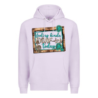 Lilac feeling kinda idgafish today Premium Hoodie - texasbilliewilder
