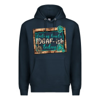 Navy feeling kinda idgafish today Premium Hoodie - texasbilliewilder