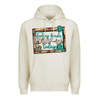 Oatmeal Heather feeling kinda idgafish today Premium Hoodie - texasbilliewilder