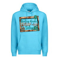 Ocean Blue feeling kinda idgafish today Premium Hoodie - texasbilliewilder