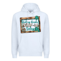 White feeling kinda idgafish today Premium Hoodie - texasbilliewilder