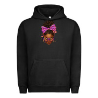 Pigment Black sorority colors purple carol afro messy bun woman Urban Hoodie - texasbilliewilder