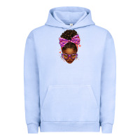 Pigment Grape Ice sorority colors purple carol afro messy bun woman Urban Hoodie - texasbilliewilder