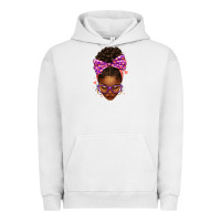 Pigment Lunar Rock sorority colors purple carol afro messy bun woman Urban Hoodie - texasbilliewilder