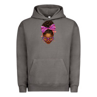 Pigment Tornado sorority colors purple carol afro messy bun woman Urban Hoodie - texasbilliewilder