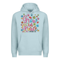 Blue Mist grow in grace Premium Hoodie - texasbilliewilder