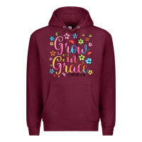 Burgundy grow in grace Premium Hoodie - texasbilliewilder