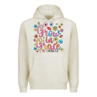 Oatmeal Heather grow in grace Premium Hoodie - texasbilliewilder