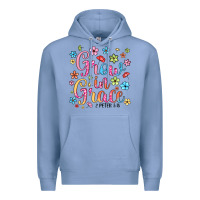 Colony Blue grow in grace Premium Hoodie - texasbilliewilder