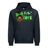 Navy sorority colors green its the self love for me afr Urban Hoodie - texasbilliewilder