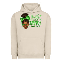 Pigment French Oak sorority colors green its the self love for me afr Urban Hoodie - texasbilliewilder