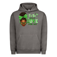 Pigment Tornado sorority colors green its the self love for me afr Urban Hoodie - texasbilliewilder