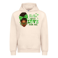 Sandshell sorority colors green its the self love for me afr Urban Hoodie - texasbilliewilder