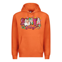 Pink Santa Baby Christmas Premium Hoodie | Teevron
