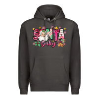 Smoke pink santa baby christmas Premium Hoodie - Zillion Design Studio
