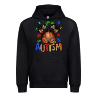 Foreset Green autism afro girl Urban Hoodie - texasbilliewilder