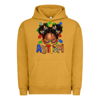 Pigment Peanut Butter autism afro girl Urban Hoodie - texasbilliewilder