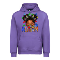 Tulip autism afro girl Urban Hoodie - texasbilliewilder