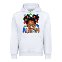 White autism afro girl Urban Hoodie - texasbilliewilder