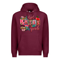 Burgundy little miss 5 th grade Premium Hoodie - AdoDesignShop