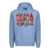 Colony Blue little miss 5 th grade Premium Hoodie - AdoDesignShop