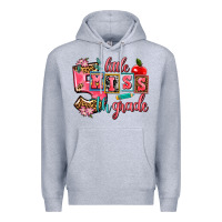 Heather Grey little miss 5 th grade Premium Hoodie - AdoDesignShop