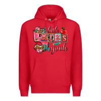 Red little miss 5 th grade Premium Hoodie - AdoDesignShop
