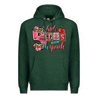 Sports Green little miss 5 th grade Premium Hoodie - AdoDesignShop