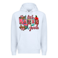 White little miss 5 th grade Premium Hoodie - AdoDesignShop