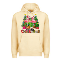 Pina Colada merry christmas flamingo Premium Hoodie - Zillion Design Studio