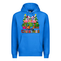 True Royal merry christmas flamingo Premium Hoodie - Zillion Design Studio