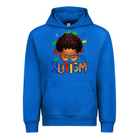 Cobalt autism afro kid Urban Hoodie - texasbilliewilder