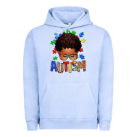 Pigment Grape Ice autism afro kid Urban Hoodie - texasbilliewilder