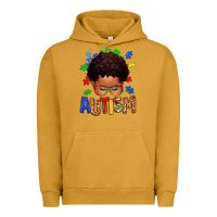 Pigment Peanut Butter autism afro kid Urban Hoodie - texasbilliewilder