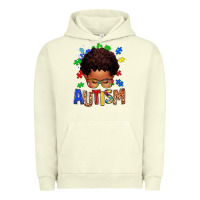 Pigment Pistachio autism afro kid Urban Hoodie - texasbilliewilder