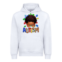 White autism afro kid Urban Hoodie - texasbilliewilder