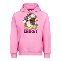 Fuchsia Pink big nick energy purple and gold afro santa Urban Hoodie - RanaPortraitStore