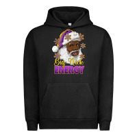 Pigment Black big nick energy purple and gold afro santa Urban Hoodie - RanaPortraitStore