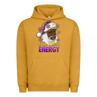 Pigment Peanut Butter big nick energy purple and gold afro santa Urban Hoodie - RanaPortraitStore