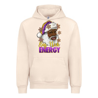 Sandshell big nick energy purple and gold afro santa Urban Hoodie - RanaPortraitStore